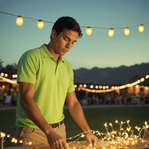 Festival Lights Setup