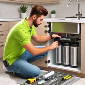 Under the Sink Filtration System Install